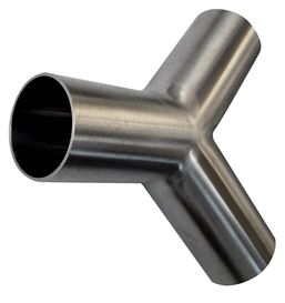 TEE Y-PIPE TYP3 3X  Z50,8 STAINLESS STEEL - GK TRADING 101-101