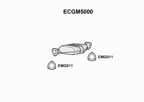 KATALIZATOR - EUROFLO ENGLAND ECGM5000 EF