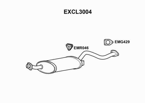 TŁUMIK - EUROFLO ENGLAND EXCL3004 EF