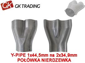 TEE Y-PIPE  44,5 X  34,9/ 34,9 SS - GK TRADING 102-106