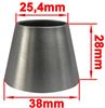 CONICAL REDUCTION Z25,4 / Z38,0 STAINLESS STEEL -  108-000