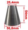 CONICAL REDUCTION Z25,4 / Z50,8 STAINLESS STEEL -  108-004