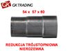 3 STEP REDUCTION W54-57-60 130MM STAINLESS STEEL - GK TRADING POLAND 108-354