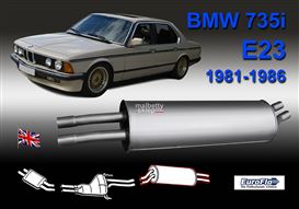 MUFFLER BMW 7 E23 K.79- 3.4I - GK TRADING POLAND 123-306