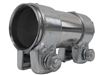 CONNECTOR PIPES 46/50,5 X 125MM STAINLESS STEEL - GK TRADING POLAND 131-619