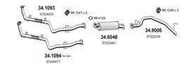 EXHAUST PIPE - ASSO ITALY 34.9006 ASSO