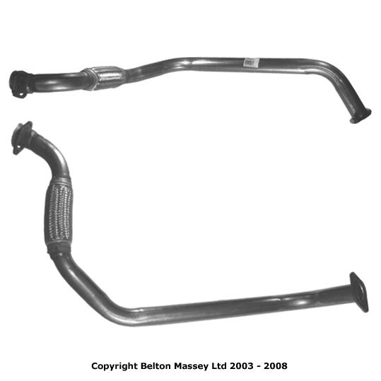 FRONT PIPE - BM CATALYSTS ENGLAND BM70480