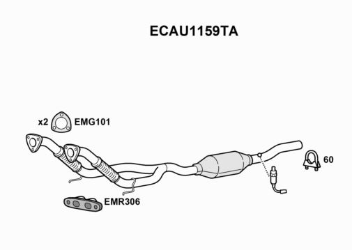 CATALYST - EUROFLO ENGLAND ECAU1159TA EF