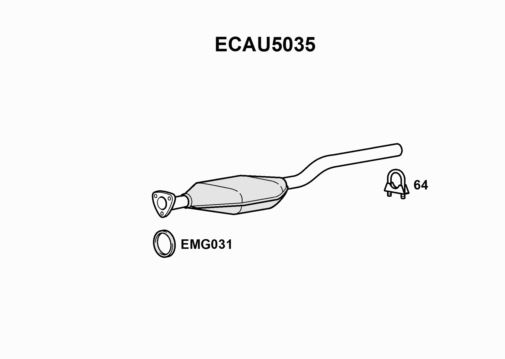 CATALYST - EUROFLO ENGLAND ECAU5035TA EF