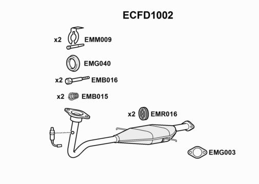 CATALYST - EUROFLO ENGLAND ECFD1002 EF