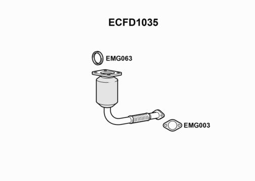 CATALYST - EUROFLO ENGLAND ECFD1035 EF