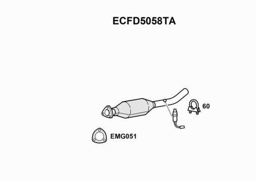 CATALYST - EUROFLO ENGLAND ECFD5058TA EF