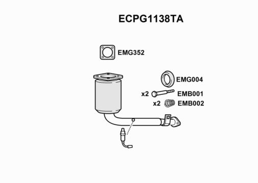 CATALYST - EUROFLO ENGLAND ECPG1138TA EF