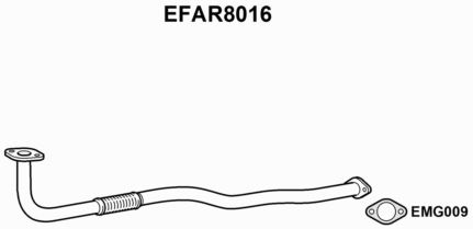 EXHAUST PIPE - EUROFLO ENGLAND EFAR8016