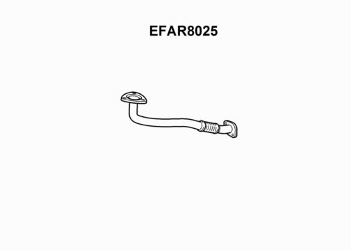 EXHAUST PIPE - EUROFLO ENGLAND EFAR8025 EF