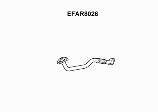EXHAUST PIPE - EUROFLO ENGLAND EFAR8026 EF
