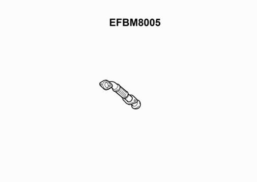 EXHAUST PIPE - EUROFLO ENGLAND EFBM8005 EF