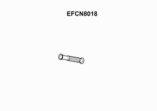 EXHAUST PIPE - EUROFLO ENGLAND EFCN8018 EF