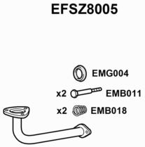 EXHAUST PIPE - EUROFLO ENGLAND EFSZ8005 EF