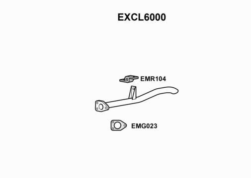 EXHAUST PIPE - EUROFLO ENGLAND EXCL6000 EF