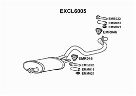 TŁUMIK - EUROFLO ENGLAND EXCL6005 EF