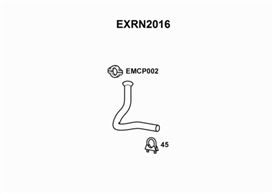 EXHAUST PIPE - EUROFLO ENGLAND EXRN2016 EF
