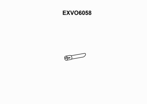 EXHAUST PIPE - EUROFLO ENGLAND EXVO6058 EF