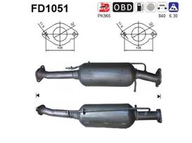 DPF FORD KUGA 08- 2.0TDCI - AS SPAIN FD1051 AS